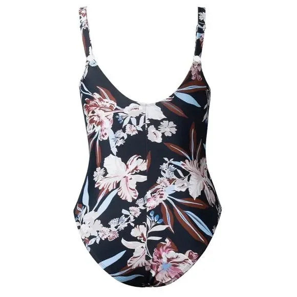 NWT Cupshe Womens Plus Size V Neck Mesh Sheer One Piece Swimsuit Black Size 2X - Picture 5 of 7